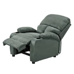 Fauteuil De Relaxation Norvell -Reflet Maison relaxsessel norvell microfaser dunkelgruen 4874228