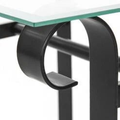 Table De Nuit Saronno -Reflet Maison saronno nachttisch schwarz lackiert 1195703