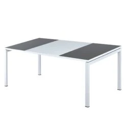 Bureau EasyDesk -Reflet Maison schreibtisch easydesk weiss anthrazit 140 x 80 cm 1836290
