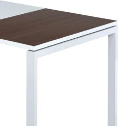Bureau EasyDesk -Reflet Maison schreibtisch easydesk weiss wenge 140 x 80 cm 1722614