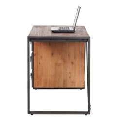 Bureau MANCHESTER 3 Tiroirs -Reflet Maison schreibtisch manchester iii akazie teilmassiv metall 4875516