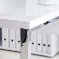 Bureau Paddington I -Reflet Maison schreibtisch paddington hochglanz weiss lackiert 936950