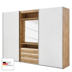 Armoire à Portes Coulissantes Magic I -Reflet Maison schwebetuerenschrank magic i alpinweiss plankeneiche dekor 236 cm 5037080