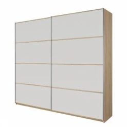 Armoire à Portes Coulissantes Quadra II -Reflet Maison schwebetuerenschrank quadra ii 226 cm 2 tuerig 210 cm eiche sonoma dekor alpinweiss 2827010