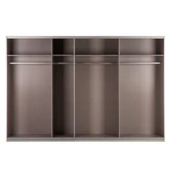 Armoire à Portes Coulissantes Quadra -Reflet Maison schwebetuerenschrank quadra spiegel alpinweiss glas weiss breite x hoehe 315 x 210 cm 1916890