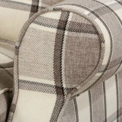 Fauteuil à Oreilles Colmar XL 22 Fauteuil à Oreilles Colmar XL -Reflet Maison sessel corteen webstoff braun beige 4283704