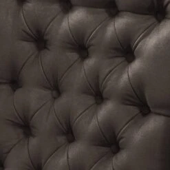 Fauteuil à Oreilles Miscol 27 Fauteuil à Oreilles Miscol -Reflet Maison sessel miscol antiklederlook mit hocker braungrau 4886396