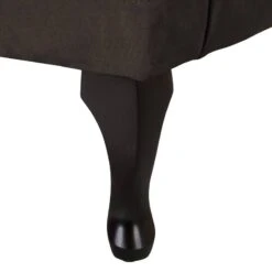 Fauteuil à Oreilles Miscol 33 Fauteuil à Oreilles Miscol -Reflet Maison sessel miscol antiklederlook mit hocker braungrau 4886408