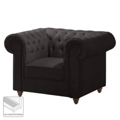 Fauteuil Chesterfield Pintano 32 Fauteuil Chesterfield Pintano -Reflet Maison sessel pintano webstoff anthrazit 4897684