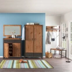 Armoire Manchester II -Reflet Maison spiegel manchester akazie massiv 4882300