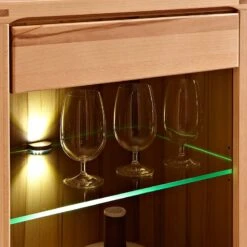 Vitrine NatureStar -Reflet Maison standvitine rechts naturestar kernbuche teilmassiv 1427558