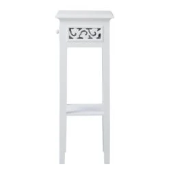 Table De Téléphone Vermont, 1 Tiroir -Reflet Maison telefontisch vermont i weiss 4264380