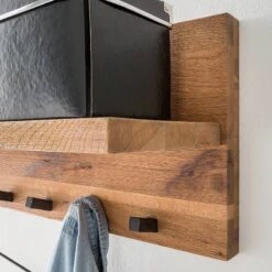 Porte-manteaux Mural Forunas I -Reflet Maison wandgarderobe forunas i zerreiche wildeiche massiv 4012756