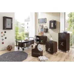 Porte-manteaux Mural Karin -Reflet Maison wandgarderobe karin metall schwarz 4339944