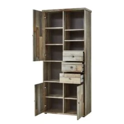 Armoire Tapara -Reflet Maison wohnwand tapara ii braun grau 4383700
