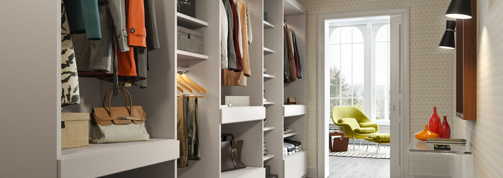 Reflet Maison -Reflet Maison armoire de rangement fini mat neutre sur mesure california closets canada 1600x567 1